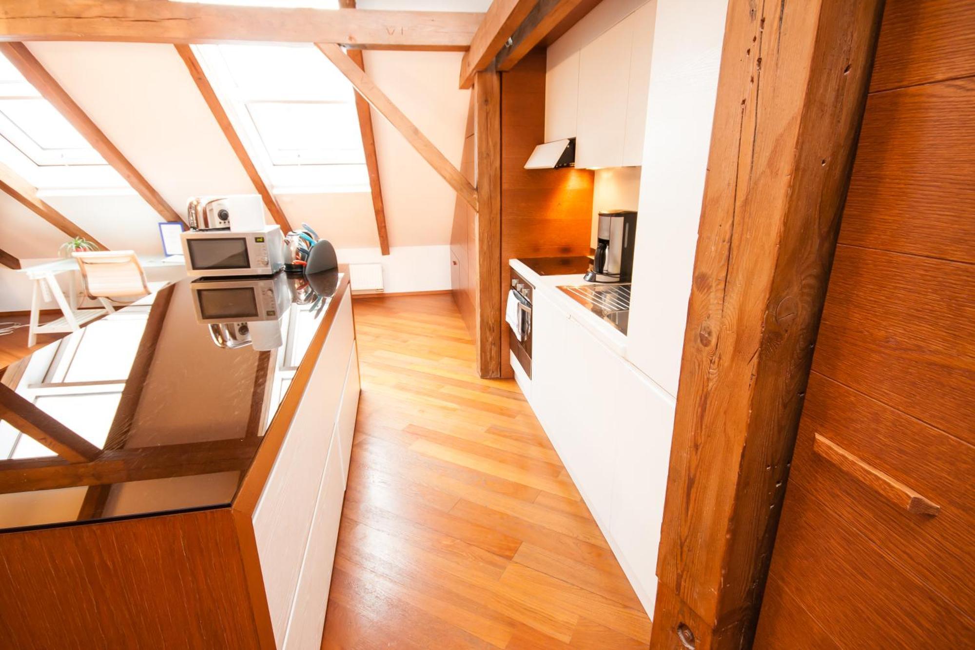 Luxury Loft Lejlighed Prag Værelse billede