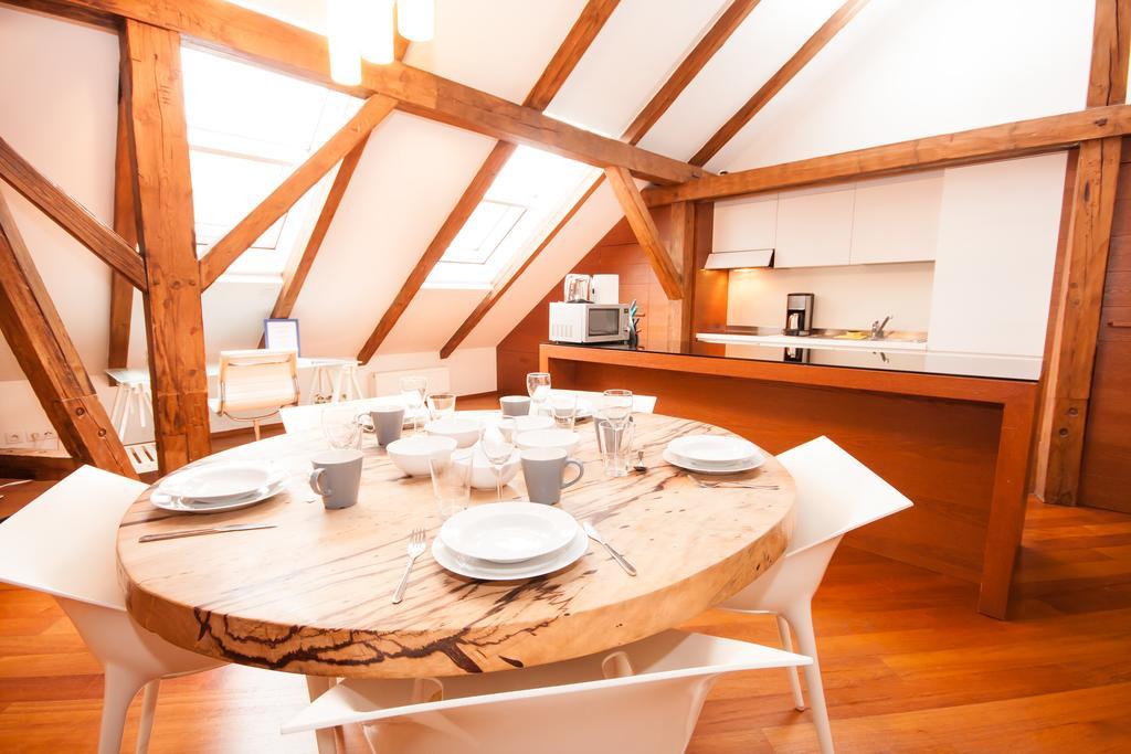 Luxury Loft Lejlighed Prag Værelse billede