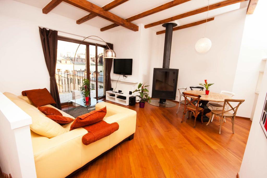 Luxury Loft Lejlighed Prag Værelse billede