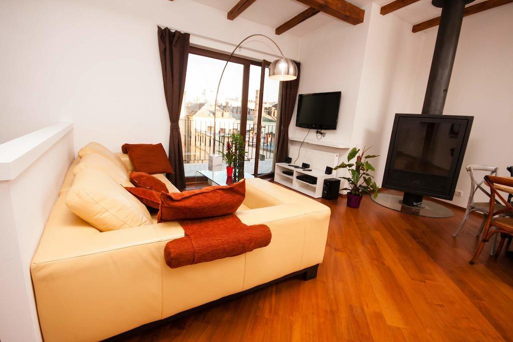 Luxury Loft Lejlighed Prag Værelse billede