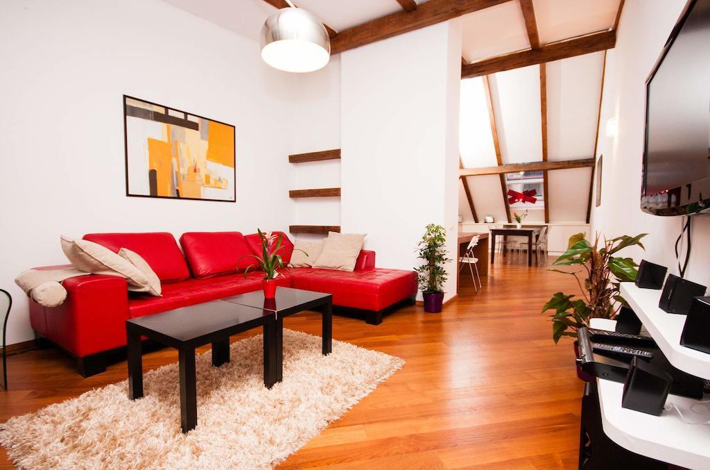 Luxury Loft Lejlighed Prag Værelse billede
