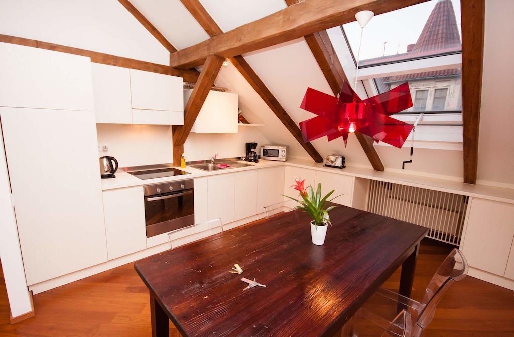 Luxury Loft Lejlighed Prag Værelse billede